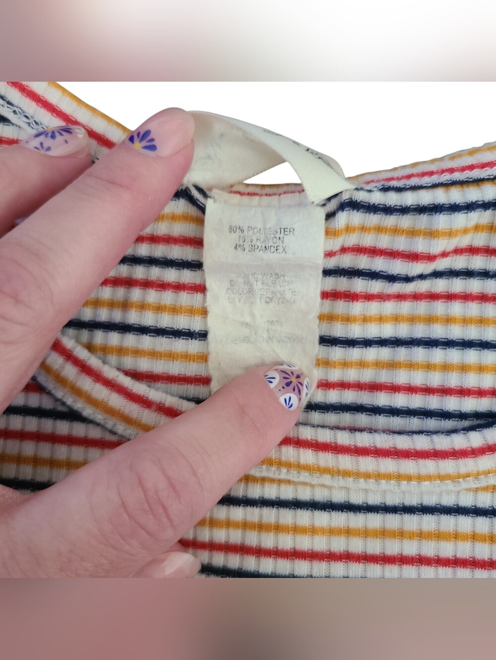 GAZE | STRIPE KNOT TOP | SIZE XS - Picture 4 of 12